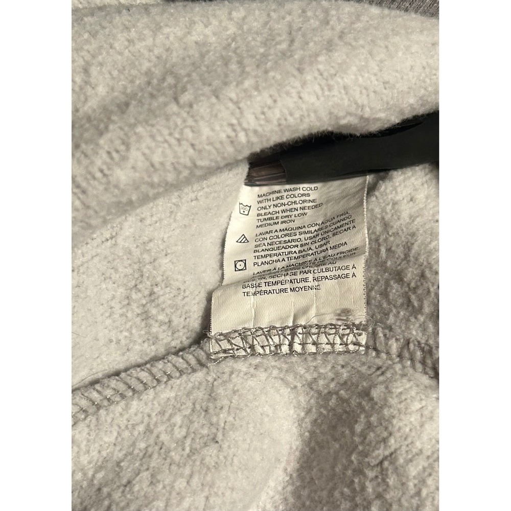 Genuine Dickies Men's Full Zip Hoodie Heather Gray Fleece Sweatshirt Size Medium - Picture 8 of 8